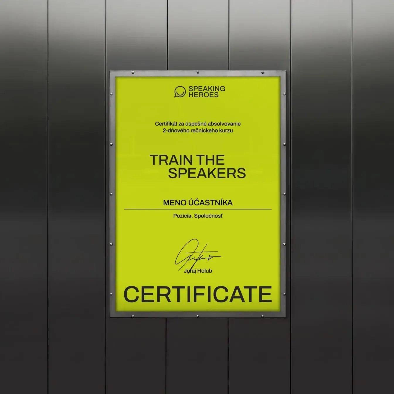 Certificates